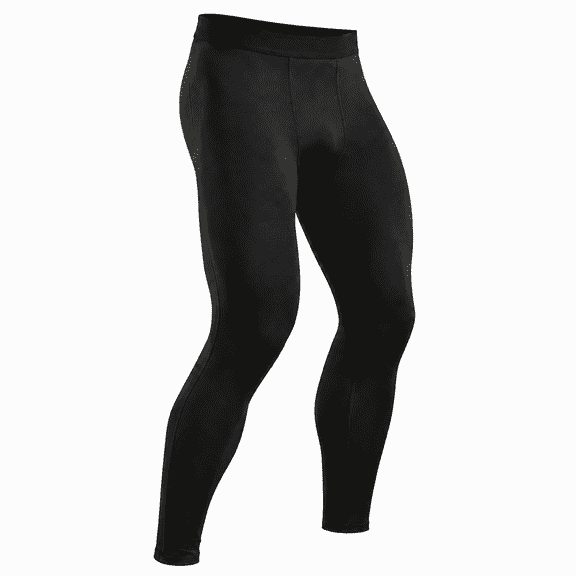 Alpinario Men's Compression Pants Quick Dry Athletic Tights for Running Training Baselayer, Black, L