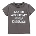 thumbnail image 1 of Coofit T-Shirt Père et Fils Fantaisie Imprimé Dessin Animé Assorti T-Shirt d'Été Tee-Shirt, 1 of 6