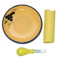 thumbnail image 1 of IMCG PC1P4 Assiette à Râpe 3 Pièces - Motif Raisin Jaune Bleu, 1 of 1