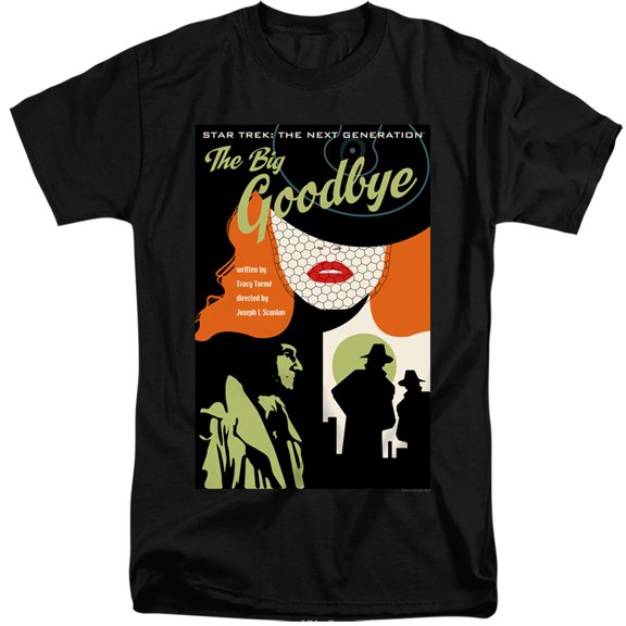 Star Trek Tng Season 1 Episode 12 Adult Tall T-Shirt 18/1 T-Shirt Black