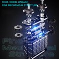 thumbnail image 2 of Red Metal Fidget Spinner Toy For Adults Tank Design Finger Rotating Stress Relief Gadget Handheld Focus Tool For Anxiety And Relaxation, 2 of 2