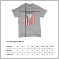 thumbnail image 7 of Cowboy Country Steer Head T-shirt Vintage Cow Skull American Flag Men's Tee, 7 of 7