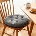thumbnail image 4 of Soft Round Sheepskin Chair Pad for Bedroom Windowsill Stool Enhanced Comfort, 4 of 8