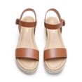 thumbnail image 4 of Sandalia DREAM PAIRS Plataforma Alpargata Cuña Marrón Talle 10, 4 of 7