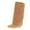 Khaki, variant on Stylish Suede Mid Calf Boots with Pointed Toe and Ankle Wrap Strap for Women Comfortable Knee High Dress Boots Ideal Fall Winter Fashion Footwear
