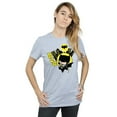 thumbnail image 2 of DC Comics Womens Chibi Batman Swinging Cotton Boyfriend T-Shirt, 2 of 5