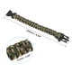 thumbnail image 2 of Pulseras de paracord de supervivencia Uxcell, paquete de 3 pulseras trenzadas con hebilla de plástico, camuflaje verde ejército, 2 of 7