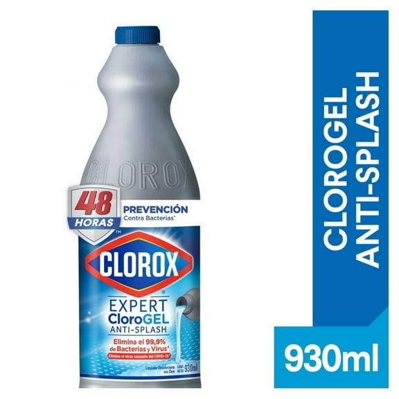 Clorogel Blanqueador Desinfectante Clorox Expert AntiSplash 930ml