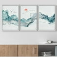 thumbnail image 2 of wall26 Framed Canvas Print Wall Art Geometric Watercolor Smoke Cloud Sky Abstract Shapes Illustrations Modern Art Decorative Boho Multicolor for Living Room, Bedroom, Office - 16"x24"x3 Whi, 2 of 5