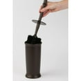 thumbnail image 4 of iDesign Kent Bathware, Toilet Bowl Brush and Holder for Bathroom Storage, Bronze, 4 of 5