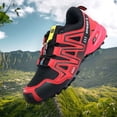 thumbnail image 1 of Zapatos de senderismo para hombre Botas de senderismo de goma transpirable para deportes al aire libre (Rojo 42) DQrwqpou  Tenis De Mujer Tenis De Hombre, 1 of 8
