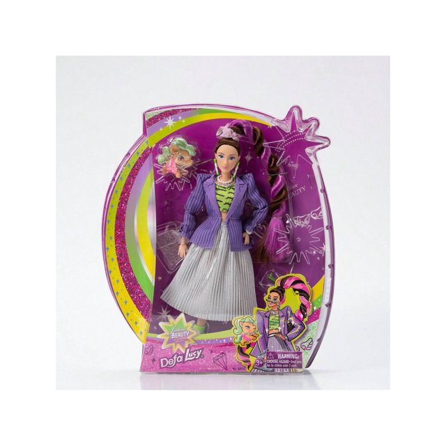 Defa Lucy 11.5-Inch Fashionable Doll And Pet Set, With Bendable Joints, Changeable Poses, And Collectible Design. Christmas, Halloween, Thanksgiving G