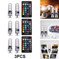 thumbnail image 1 of LED Ancho para Puerta Coche Lateral T10 RGB Con Mando A Distancia 6 Uds., 1 of 8