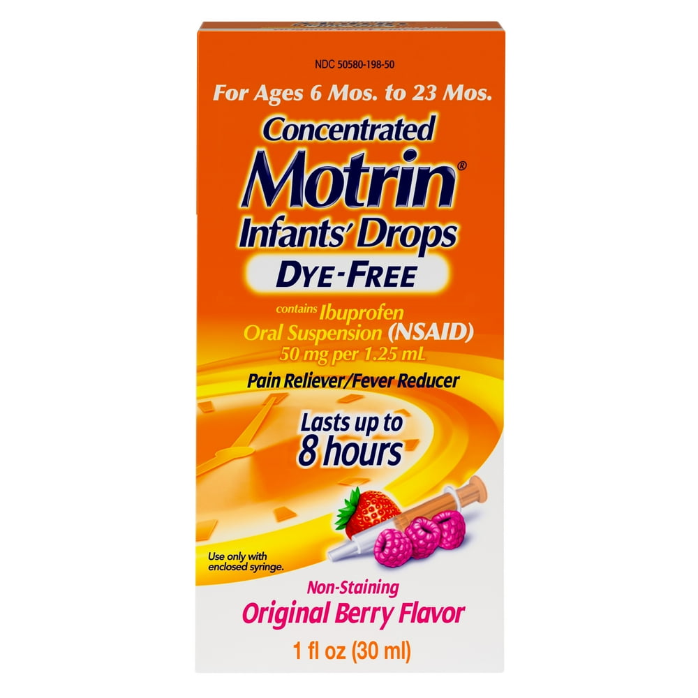 Children's MOTRIN Liquid Medicine Drops with Ibuprofen, Berry, 1 fl. Oz