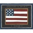 thumbnail image 2 of Shamp, Cindy 24x20 Black Ornate Wood Framed with Double Matting Museum Art Print Titled - American Spirit - Nurse, 2 of 4