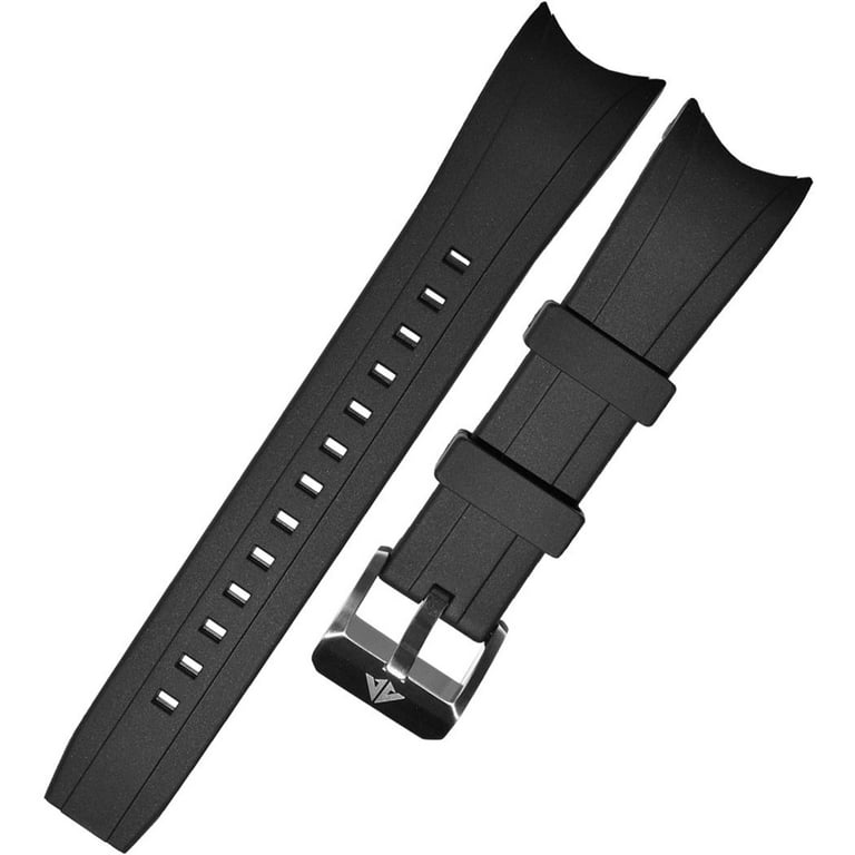 Citizen Watchband 22mm Black Rubber Strap Regular Length Fits BJ2117 01E B740 S067201 59 S51986 B740 S064023 B741 s066450 E168 S070830