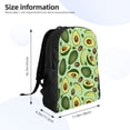 thumbnail image 4 of Disketp Avocado With Seeds Mochila Unisex de Apertura Lateral Completa, Mochila para Laptop para Escuela, Trabajo y Viajes, 4 of 8