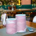 thumbnail image 6 of Set of 2 Flameless Candles Lights with Remote Control Flickering LED Candles Electric Candles for Home Decor Parties Pink Dreamy Heart, 6 of 7