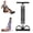 Black, variant on Pedal Resistance Band with Handle, Upgrade Latex Tube Exercise Band Elastic Pull Rope for Home Workout, Sit Up Body Stretching