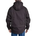 thumbnail image 2 of Ridgecut Men's Max-Range Sherpa-Lined Flex Sanded Duck Hooded Jacket/Black/2XL, 2 of 6