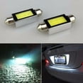 thumbnail image 4 of Teissuly 2 X White 36mm Car COB LED License Light 6418 C5W 4W LED Bulbs 12V, 4 of 6
