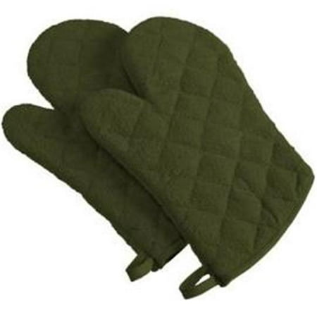 

Terry Oven Mitt Sage Set of 2