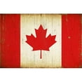 thumbnail image 1 of Drapeau Canadien Panneau en Bois Décor Mural, 1 of 1