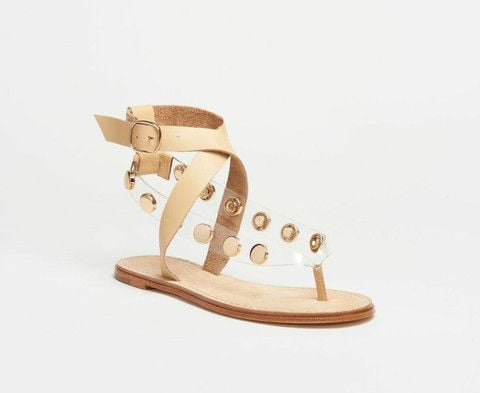 gianni bini martini clear strappy sandals