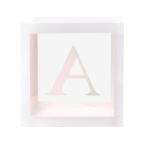 26 Letras DIY Decoración de Fiesta Globos Transparentes Blancos Confesión de Boda Fiesta de Cumpleaños Decoración Escena Disposición Globos
