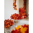 thumbnail image 4 of Dalrosia Fall Maple Leaves Stems Artificial Fall Foliage Branches Fake Autumn Leaf for Decorations, 4 of 7