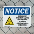 thumbnail image 5 of (2 Pack) Possible RF Radiation Hazard OSHA Notice Sign 24 Inch X 18 Inch Plastic Sign, Weather Resistant, UV Protected for Workplace, Business, and Construction Site, Made in the USA, 5 of 8