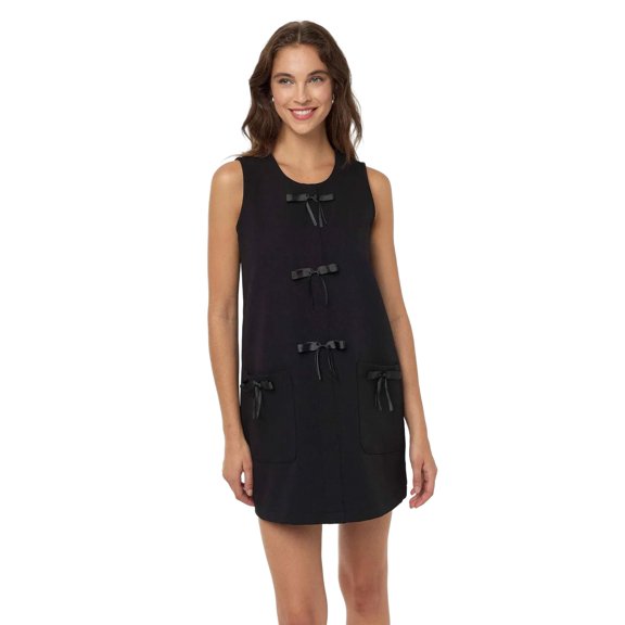 Bow Detailed Mini Dress