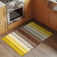 thumbnail image 2 of Brown Yellow Wood Front Door Rugs 2x3 ft Modern Vintage Wood Texture Rectangle Small Rug for Entryway Non Slip Washable Bathroom Door Mat Absorbent Floor Mat for Indoor Entrance, 2 of 9