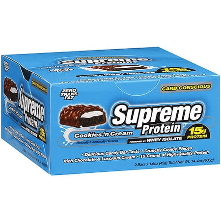 Europa Sports Prod. Supreme Protein Bar Carb Conscious Cooki