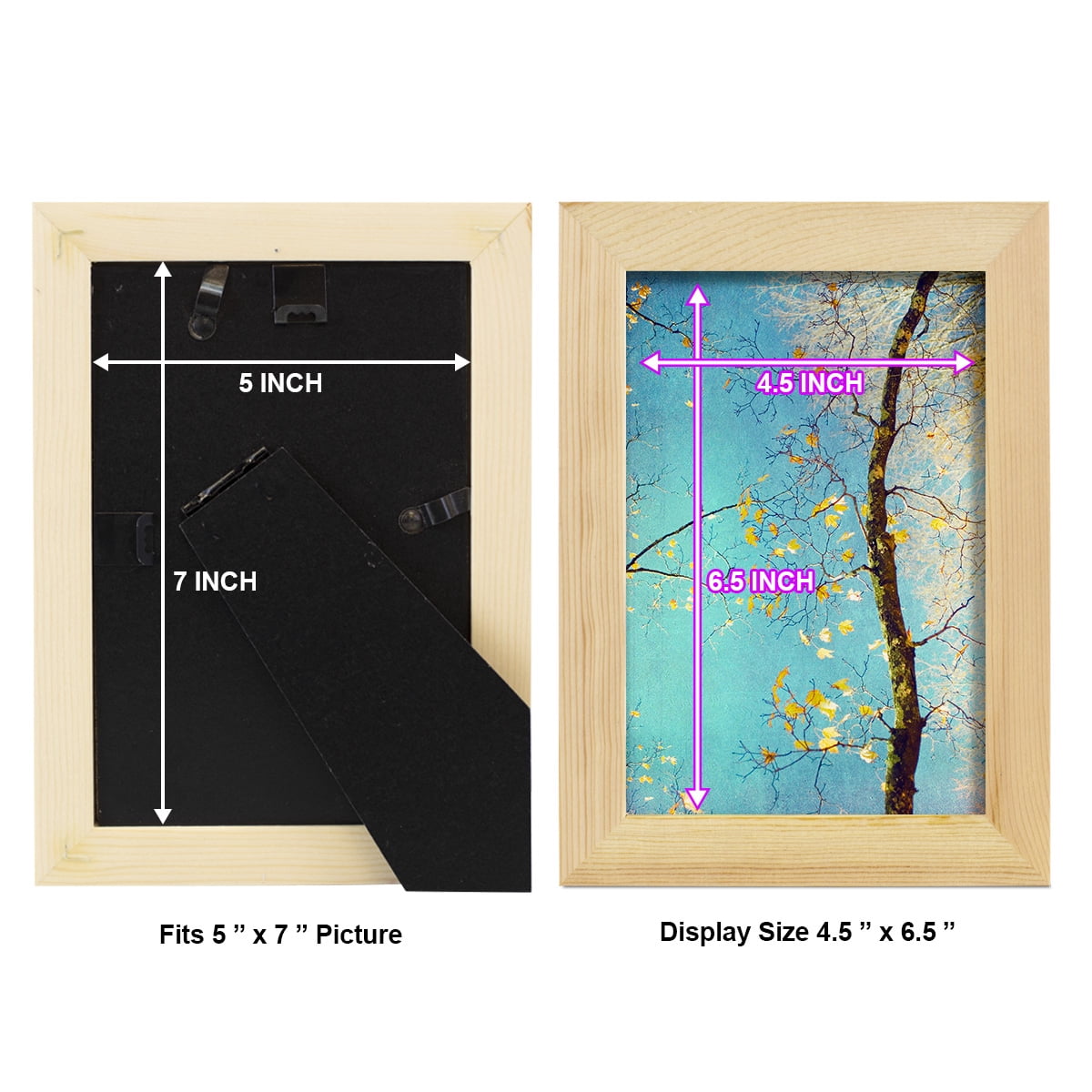 Autumn Tapestry III -Framed Print w/glass-Natural Wood