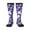 3 Black, variant on mushroom rainbow Skull cartoon print thigh-high socks, crafted for both men and women with a stretchy, high-opaque design perfect for daily wear