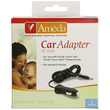 Ameda Purely Yours Bpa - Purely Yours Breast Pump Car Adapter, Pump while on-the-go By Ameda