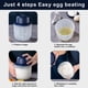 thumbnail image 2 of Billuyoard Batidor eléctrico de espuma para huevos, batidor de crema, máquina recargable inalámbrica, mezclador de pasteles, herramienta para Cocina y Comedor blanco 1 taza, 2 of 6