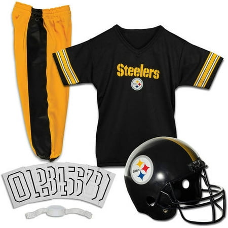 Franklin Sports NFL Pittsburgh Steelers Youth Licensed Deluxe Uniform Set, Small