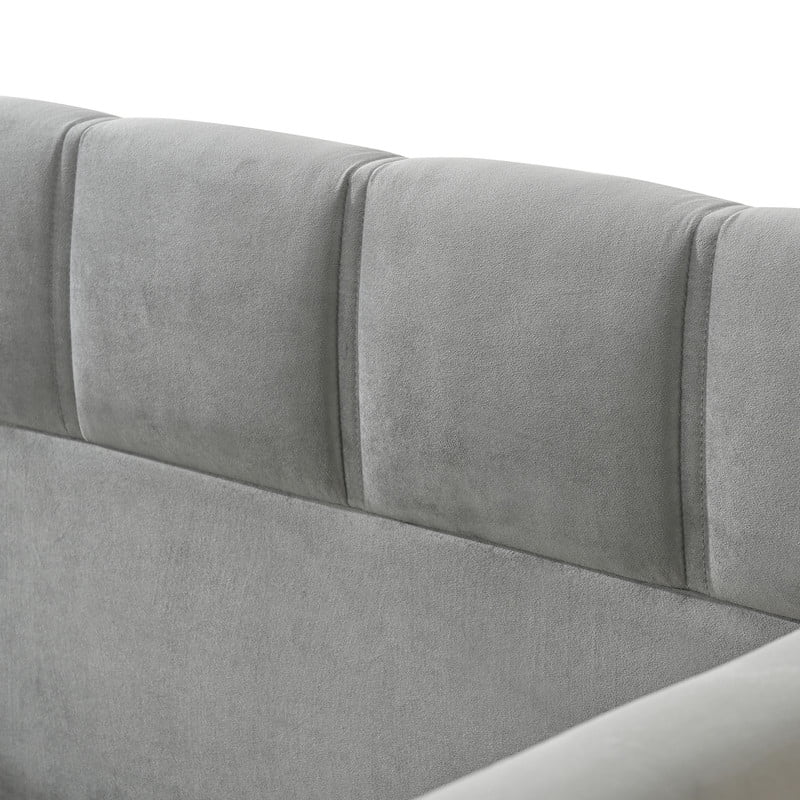 Twin Size Velvet Daybed with 2 Storage Pockets, Upholstered Guest Sofa Bed Frame with High & Padded Backrest