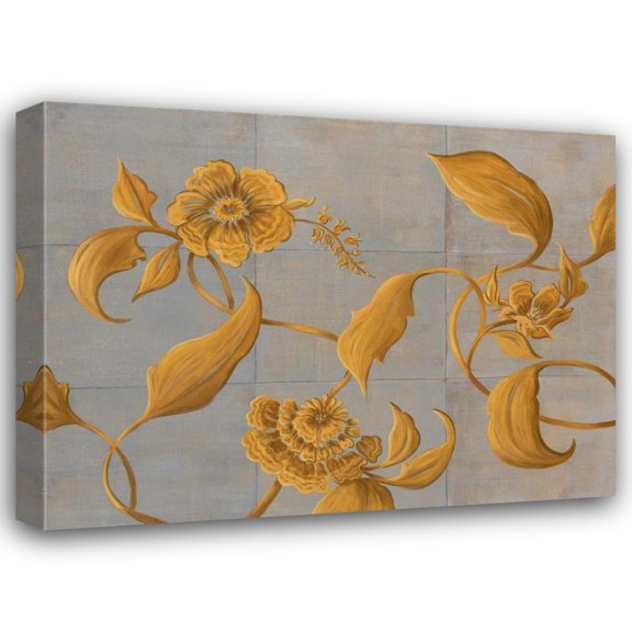 Jennifer Mathews 18x15 Gallery Wrapped Canvas Wall Art Titled - Topaz II