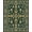 Green, Pattern 2, variant on ODIKA 8' x 10' Machine Washable Non-Slip Area Rug, Middle Eastern Elephant High Traffic Rug, Brown, 317141