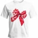 thumbnail image 1 of Camisetas informales de manga corta con lazo para hombre, camisetas gráficas para el Día de San Valentín, 1 of 8