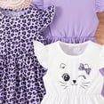 thumbnail image 5 of 3-Pack Girls Dresses Print Toddler Girls Casual Clothes Trendy A-Line Dress, 5 of 8