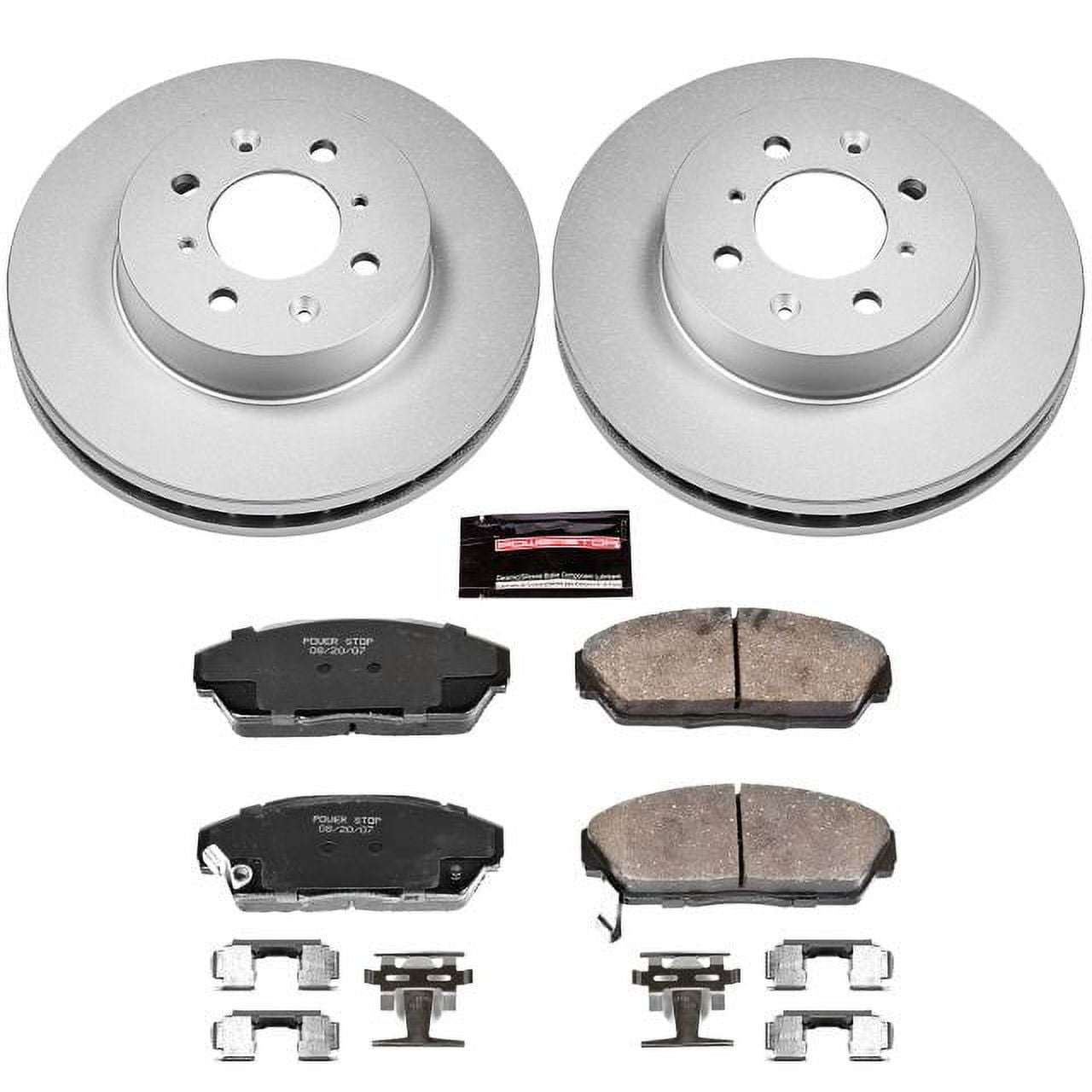 PowerStop Front Geomet Coated Brake Rotor and Pad Kit Fits: ACURA HONDA Select Models CRK688