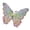 Multicolor, variant on Hair Clip Rhinestones Inlaid Gradient Mesh Yarn 3D Butterfly Decor Side Bang Hair Pin Fairy Girl Hair Accessories
