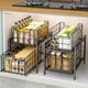 thumbnail image 4 of Kitchen Pull Out Under Sink Shelf Storage Rack Multi Functional Bathroom Layered Spice Storage, 4 of 6