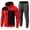 Purple_001, variant on Urbanix Mens Tracksuits 2 Piece Set Casual Big and Tall Drawstring Hoodies Sweater with Pockets & Funky Breathable Lightweight Stretch Trousers Wine XL