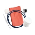thumbnail image 3 of Juego de limpieza de trompeta profesional Cepillo de boca de limpieza con bolsa de almacenamiento de cepillo interno Hugo Cepillo de limpieza de trompetas, 3 of 10