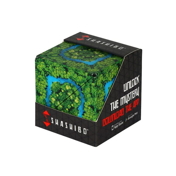 Caja de cambios Fidget Cube con forma de Shashibo con 36 imanes, diseño Jungle